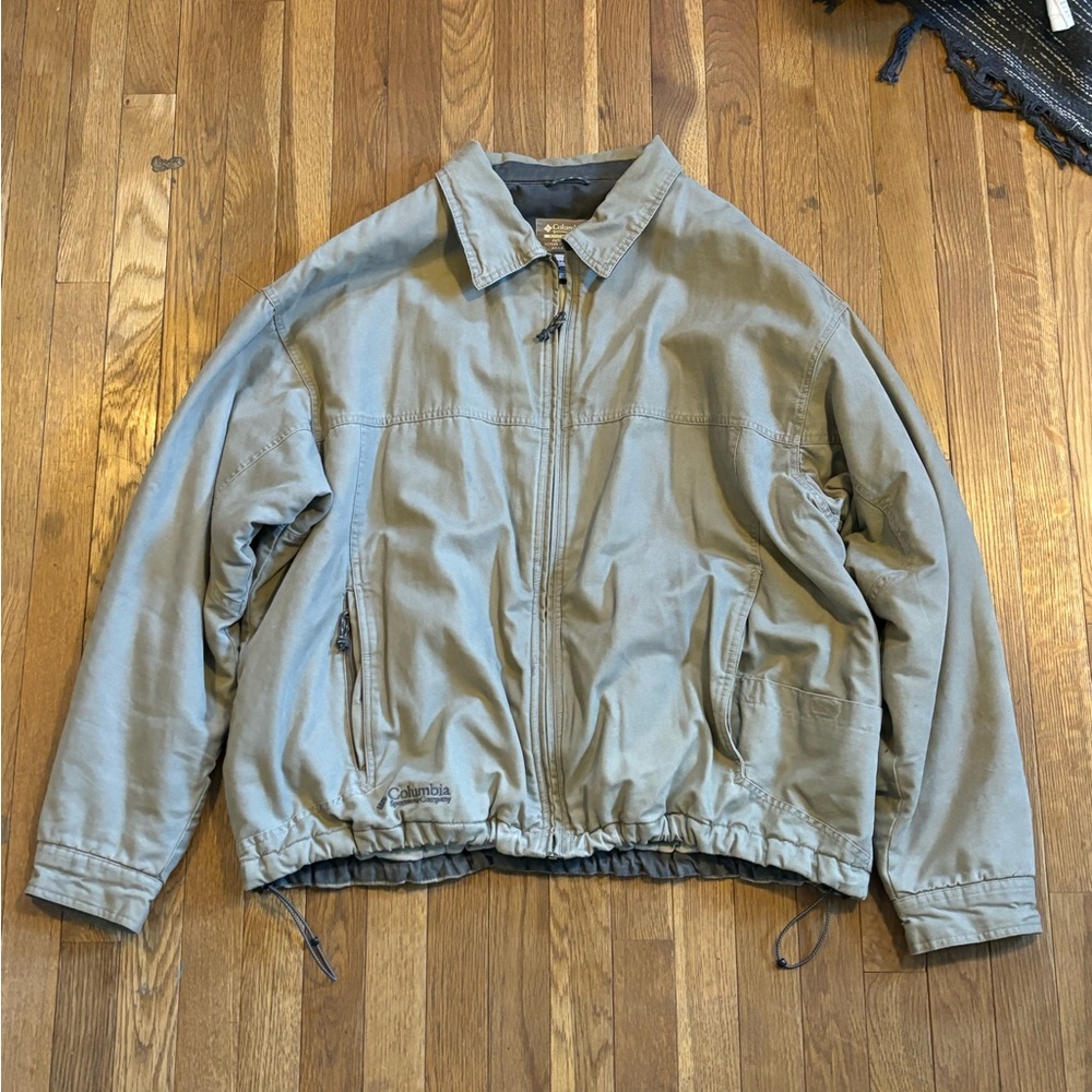 Beige Vintage Columbia Jacket